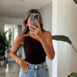 Black One Shoulder Top