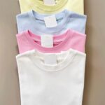 Pastel Colors Cotton T-Shirts