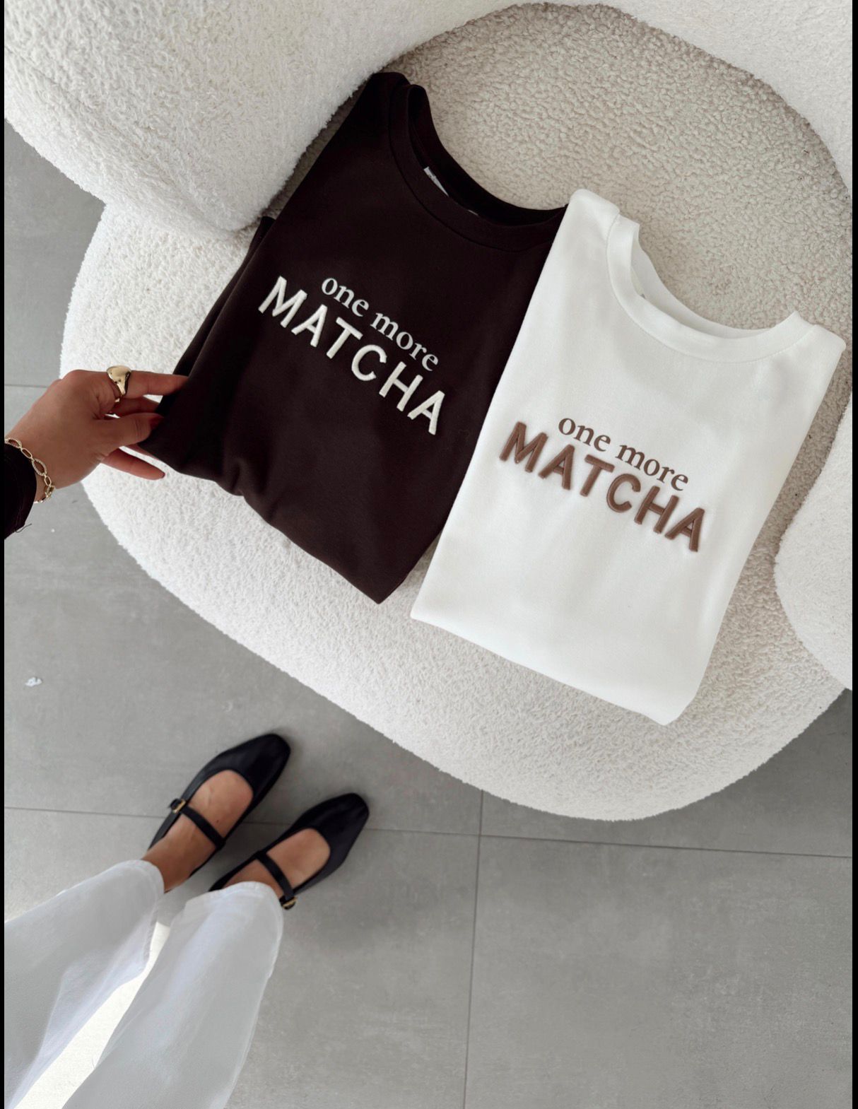 WhatsApp Image 2026-03-25 at 2.52.41 PM One More Matcha Graphic T-Shirt (2 colors) - Image 1