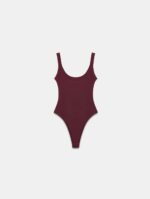 Ribbed Scoop Neck Bodysuit (Multiple Colors) - Image 15