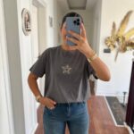 Gray Star Graphic Short Sleeve T-Shirt