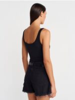 Ribbed Scoop Neck Bodysuit (Multiple Colors) - Image 9