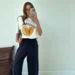 White Papaya Graphic Unisex T-Shirt
