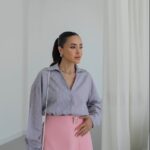 Striped Button-Up Shirt