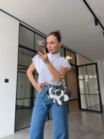 White Cropped Top