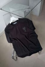 Ami Black Heart Logo T-Shirt - Image 3