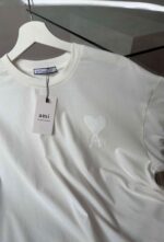 Ami White Heart Logo T-Shirt - Image 3