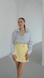 Striped Button-Up Shirt