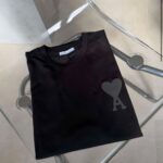 Ami Black Heart Logo T-Shirt