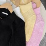 Short Sleeve Knit Polo T-Shirts Assorted Colors