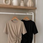 Knotted Front Short Sleeve T-Shirts