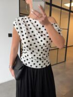 White Polka Dot Top - Image 2