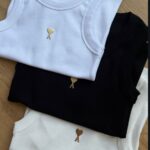 Ami Heart Logo Cotton Tank Top (3 Colors)