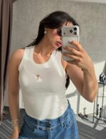 Ami Heart Logo Cotton Tank Top (3 Colors) - Image 3
