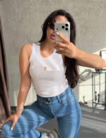 Ami Heart Logo Cotton Tank Top (3 Colors) - Image 2