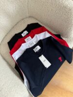 Ami Heart Logo Cotton T-Shirt