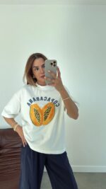White Papaya Graphic Unisex T-Shirt - Image 4