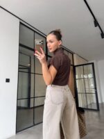 Brown Cropped Top - Image 4