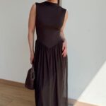 Sleeveless Black Maxi Dress