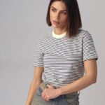 Striped Crewneck Cotton T-Shirts - Image 3