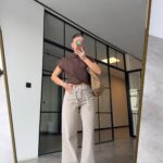 Brown Cropped Top