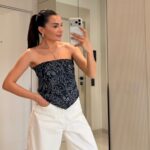 Black Paisley Bandana Tube Top