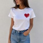 White Heart Future Graphic T-Shirt
