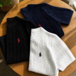 Polo Ralph Lauren Cable Knit Short Sleeve Sweater
