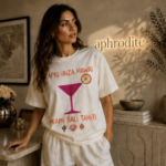 Aphrodite Cocktail Cities Graphic T-Shirt