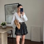 Black Polka Dot Skirt