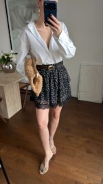 Black Polka Dot Skirt - Image 4