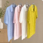Short Sleeve Knit Polo Shirt Assorted Colors