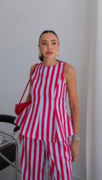 Red and Blue Striped Set - Image 4