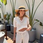 White Crochet Beachwear Set
