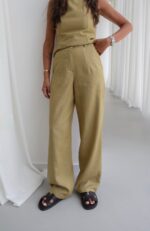 Light olive green linen set - Image 5