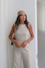 Natural beige linen set - Image 2