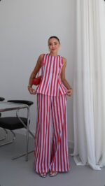 Red and Blue Striped Set - Image 3
