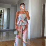 Pastel Abstract Print Two Piece Set