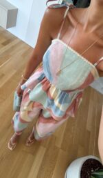 Pastel Abstract Print Two Piece Set - Image 5