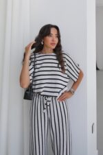 Black and White Striped Set - Image 4