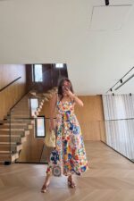 The Amalfi Tile Maxi Dress - Image 4