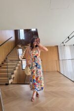 The Amalfi Tile Maxi Dress
