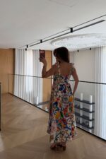 The Amalfi Tile Maxi Dress - Image 2