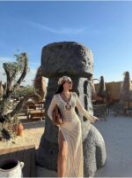 Cream Crochet Maxi Swim Cover-Up - Image 2