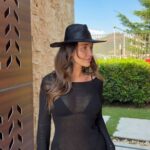 Black Sheer Long Sleeve Coverup