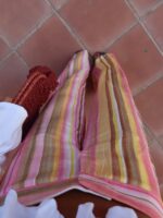 Wide Leg Multicolor Striped Pants - Image 2