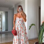 Floral Print Spaghetti Strap Maxi Dress
