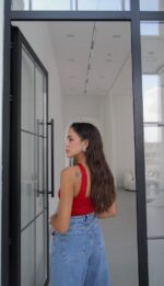 Red Sleeveless Top - Image 4