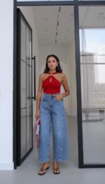 Red Sleeveless Top