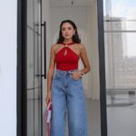 Denim Wide Leg Jeans